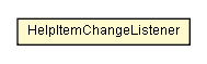 Package class diagram package HelpItemChangeListener