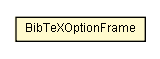Package class diagram package BibTeXOptionFrame